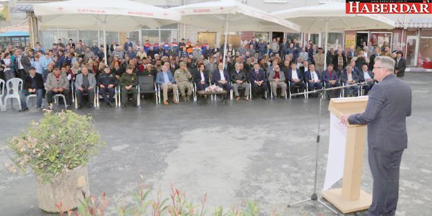 ÇATALCA İHSANİYE CAMİ'NİN TEMELİ ATILDI