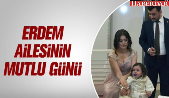 Eren Erdem'in oğlu erkekliğe ilk adımı attı