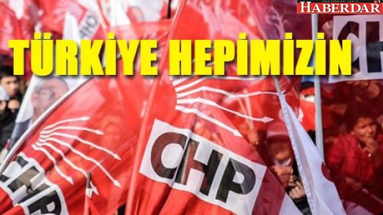 CHP slogan değiştirdi