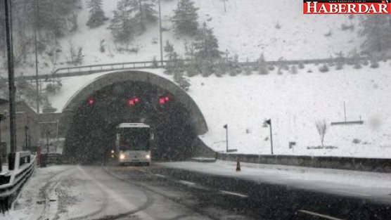 Bolu Dağı'nda ulaşıma kar engeli!