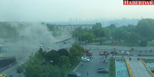 İstanbul Bisikletçiler Çarşısı'nda yangın