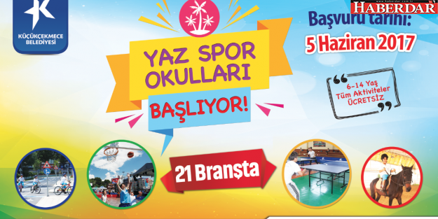 YAZ SPOR OKULLARI KAYITLARI BAŞLADI