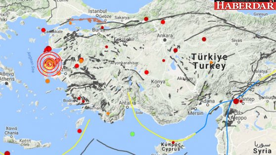 Ege Denizi'nde bir deprem daha