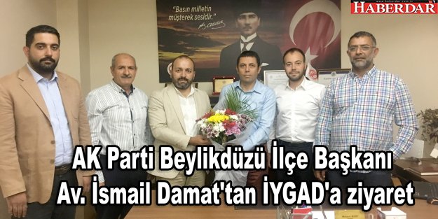 AK Parti Beylikdüzü İlçe Başkanı İsmail Damat'tan İYGAD'a ziyaret