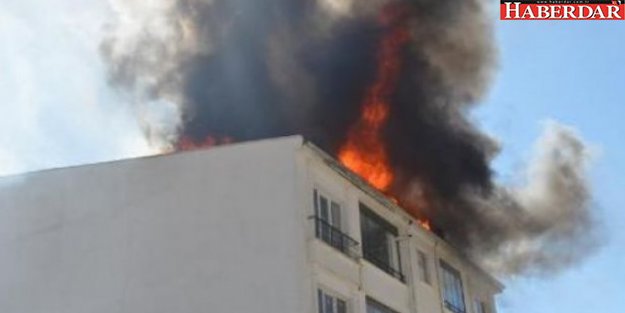 Beyoğlu'nda işçilerin barındığı dairede yangın