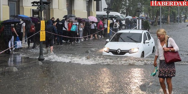 İstanbul'a kuvvetli sağanak uyarısı