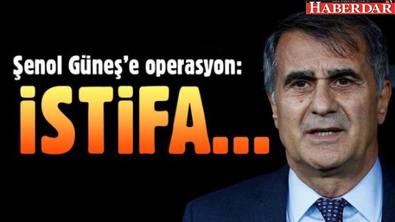 Şenol Güneş'e operasyon: Şenol Güneş İstifa