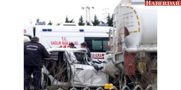 Silivri'de Trafik Kazası: 1 Ölü, 1 Yaralı