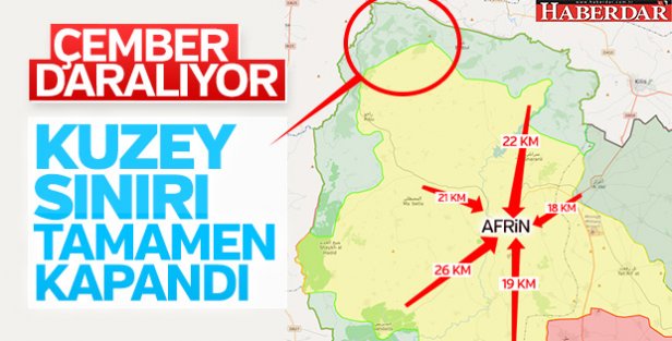 Afrin'de 5 köy daha YPG'den temizlendi