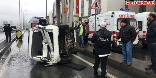 Avcılar'da Kontrolden Çıkan Araç Takla Attı: 7 Yaralı