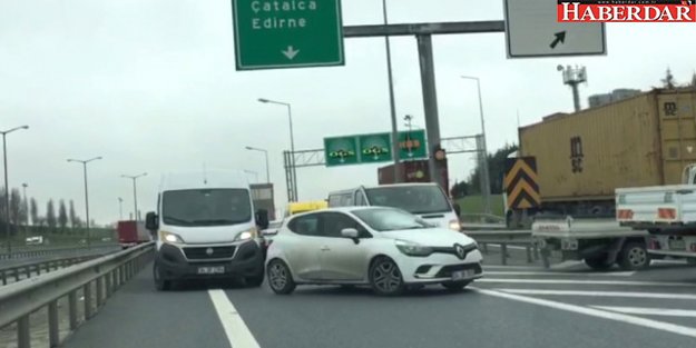 Tem'de Uyanık Sürücülerin Tersine Yolcuğu Kamerada