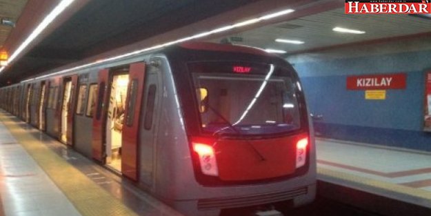 Ankara metrosunda korkutan patlama sesi