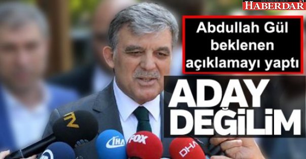 "ADAYLIĞIM ARTIK SÖZ KONUSU DEĞİL"