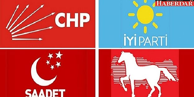 Muhalefetten 4 parti ittifakta anlaştı!