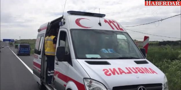 Silivri'de Otomobil Dereye Düştü: 2 Yaralı