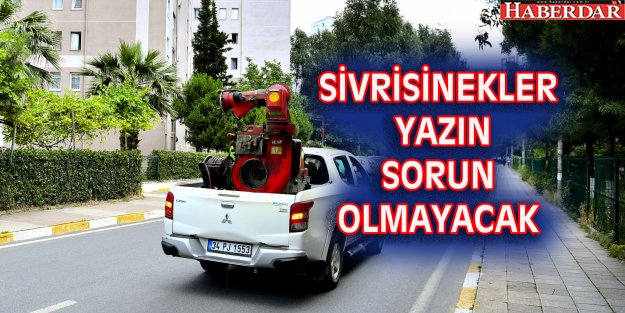 SİVRİSİNEKLER YAZIN SORUN OLMAYACAK