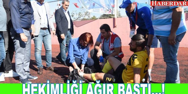 HEKİMLİĞİ AĞIR BASTI...!