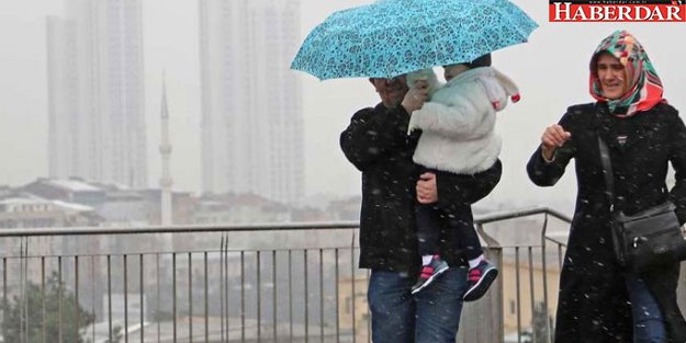 İstanbul'da Beklenen Kar Yağışı Başladı