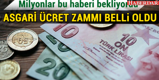 Milyonlar bu haberi bekliyordu... Asgari ücret belli oldu!