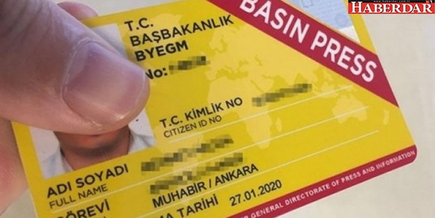 Sarı Basın Kartı düzenlemesi Meclis gündeminde