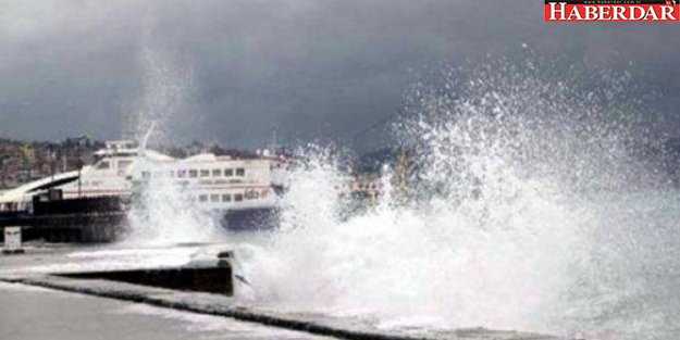 İstanbul'da fırtına! Bazı İDO seferleri iptal edildi