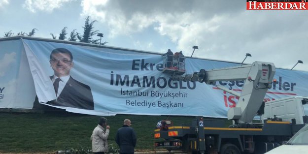 Ekrem İmamoğlu’ndan İstanbul’a teşekkür pankartları