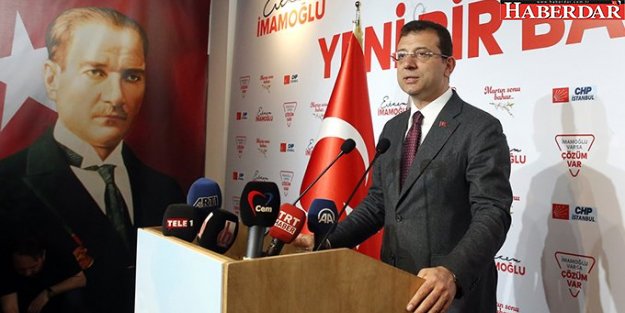 Ekrem İmamoğlu, Büyükçekmece İddialarına İlişkin 4 İsim Sayıp AK Parti'yi Suçladı