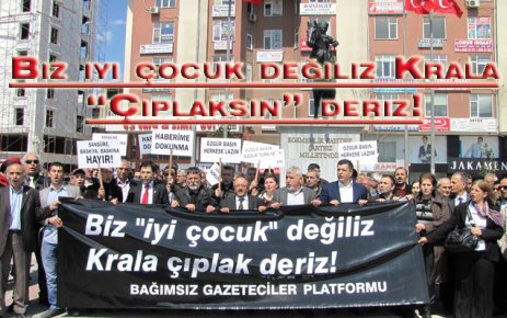 Biz iyi çocuk değiliz Krala “Çıplaksın” deriz!