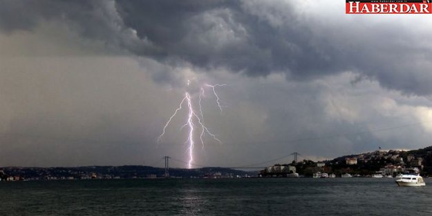 Meteoroloji'den İstanbul'a gök gürültülü sağanak uyarısı!