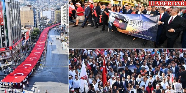 İzmir'de 9 Eylül coşkusu 'Zafer Yürüyüşü' ile başladı