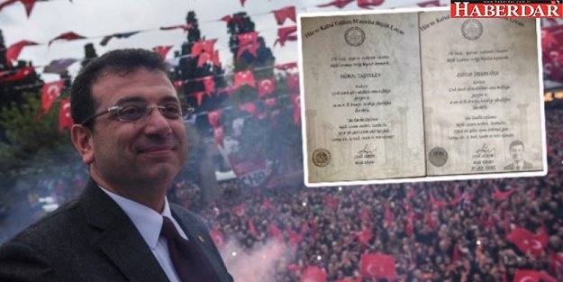 İmamoğlu için hazırlanan sahte mason diplomasının sahibi ortaya çıktı