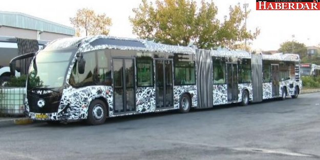 İBB, yeni metrobüsleri test ediyor