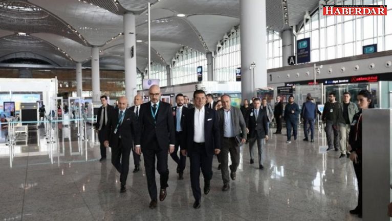 Ekrem İmamoğlu İstanbul Havaalanı’nda incelemelerde bulundu