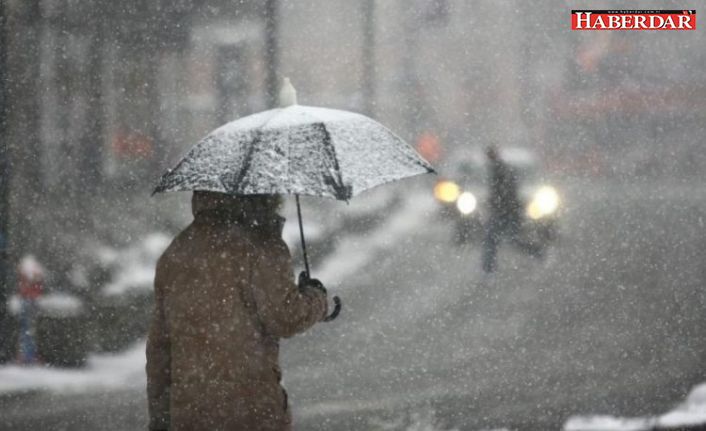 Meteoroloji'den kar yağışı uyarısı geldi