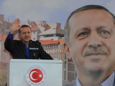 Erdoğan'ın ilk seçim mitingi