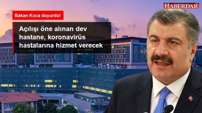 Açılışı öne alınan Okmeydanı Hastanesi, koronavirüs hastalarına da hizmet verecek