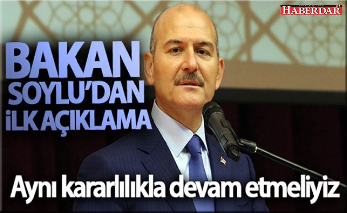 İstifası Saray'dan dönen Süleyman Soylu'dan beklenen açıklama geldi