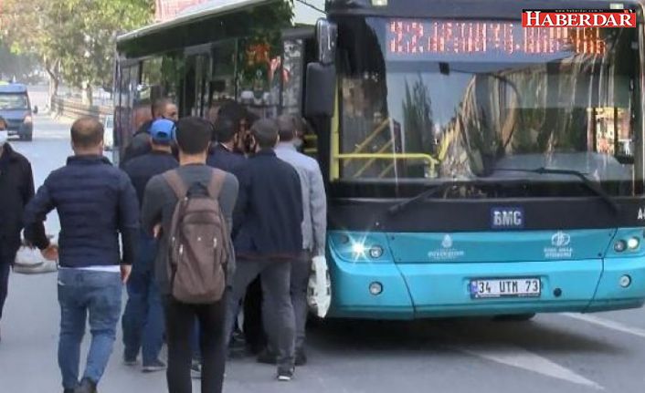 Yasağın ardından İstanbul'da toplu ulaşım