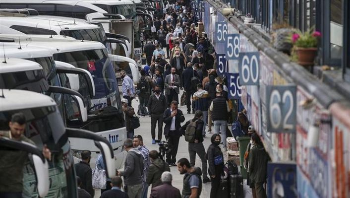 İstanbul'da şehirlerarası otobüs sefer sayısı günde 1150'ye çıktı