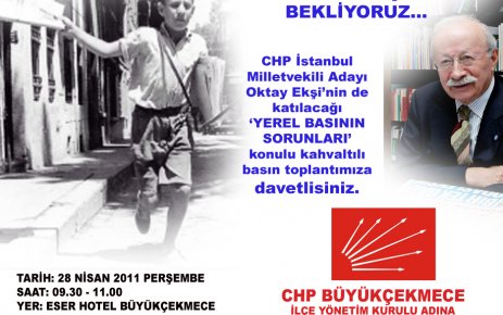 CHP Büyükçekmece’den ‘Yerel Basın Semineri’