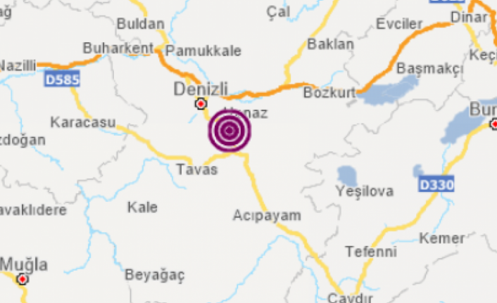 Denizli Pamukkale'de deprem: Çevre illerde de hissedildi