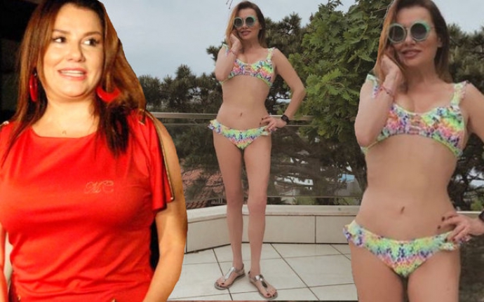 22 kilo veren Deniz Seki'den bikinili paylaşım