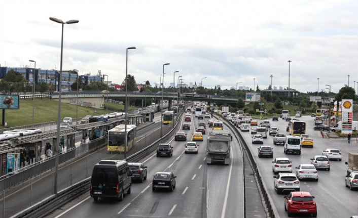 İstanbul'da trafik yoğunluğu