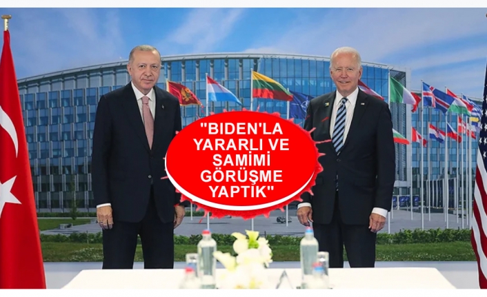 Cumhurbaşkanı Recep Tayyip Erdoğan ile ABD Başkanı Joe Biden Brüksel'de ilk kez yüz yüze görüştü.