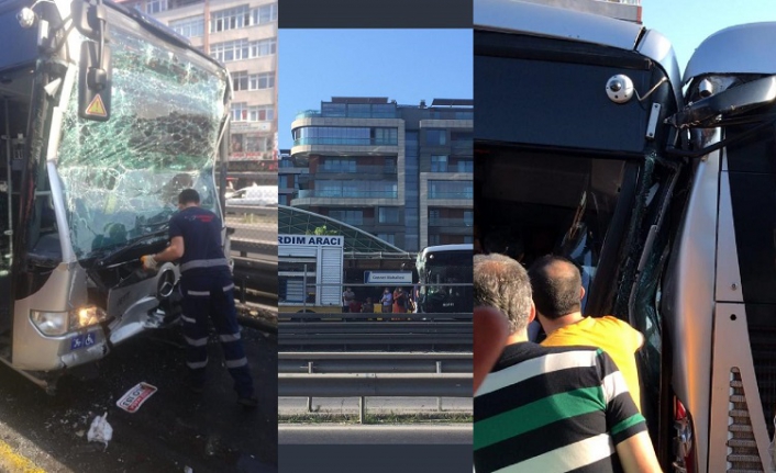 İstanbul'da metrobüs kazası: Çok sayıda yaralı!