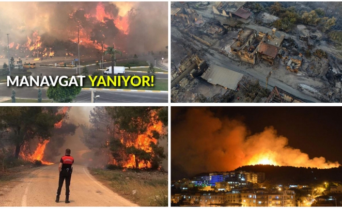 Antalya, Adana, Mersin, Aydın, Muğla, Osmaniye ve Kayseri'de orman yangınları