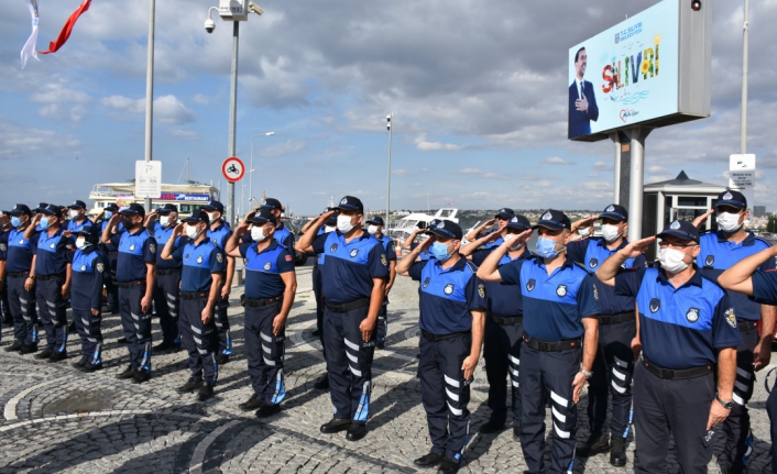 SİLİVRİ’DE ZABITA HAFTASI ÇELENK SUNMA TÖRENİ İLE KUTLANDI