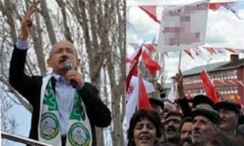 Kılıçdaroğlu'nun bayıldığı pankart