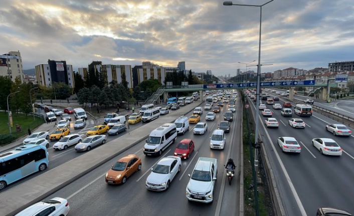 İstanbul'da trafik yoğunluğu