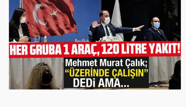 Beylikdüzü'nde her gruba 1 araç, 120 litre yakıt